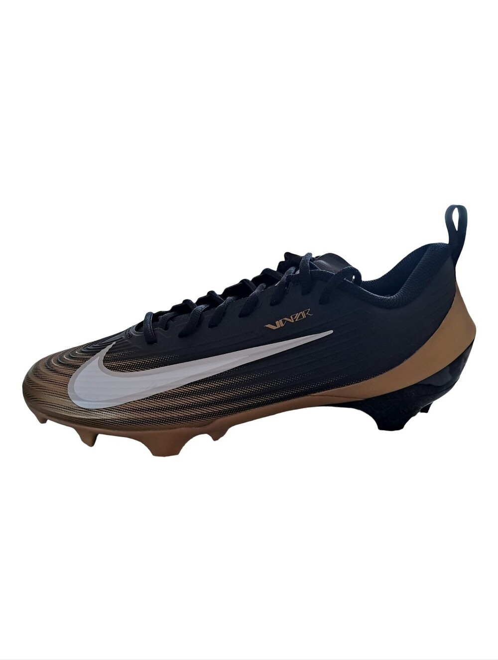 Nike Vapor Edge Speed 3 Football Cleats Men's Size 11 Black / Metallic Gold NEW